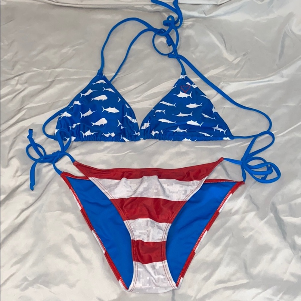 Brand New Pelagic Flag Bikini